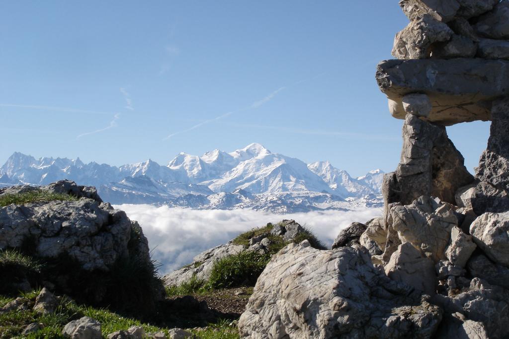 Chalet Hotel Vaccapark Le Praz de Lys Bagian luar foto